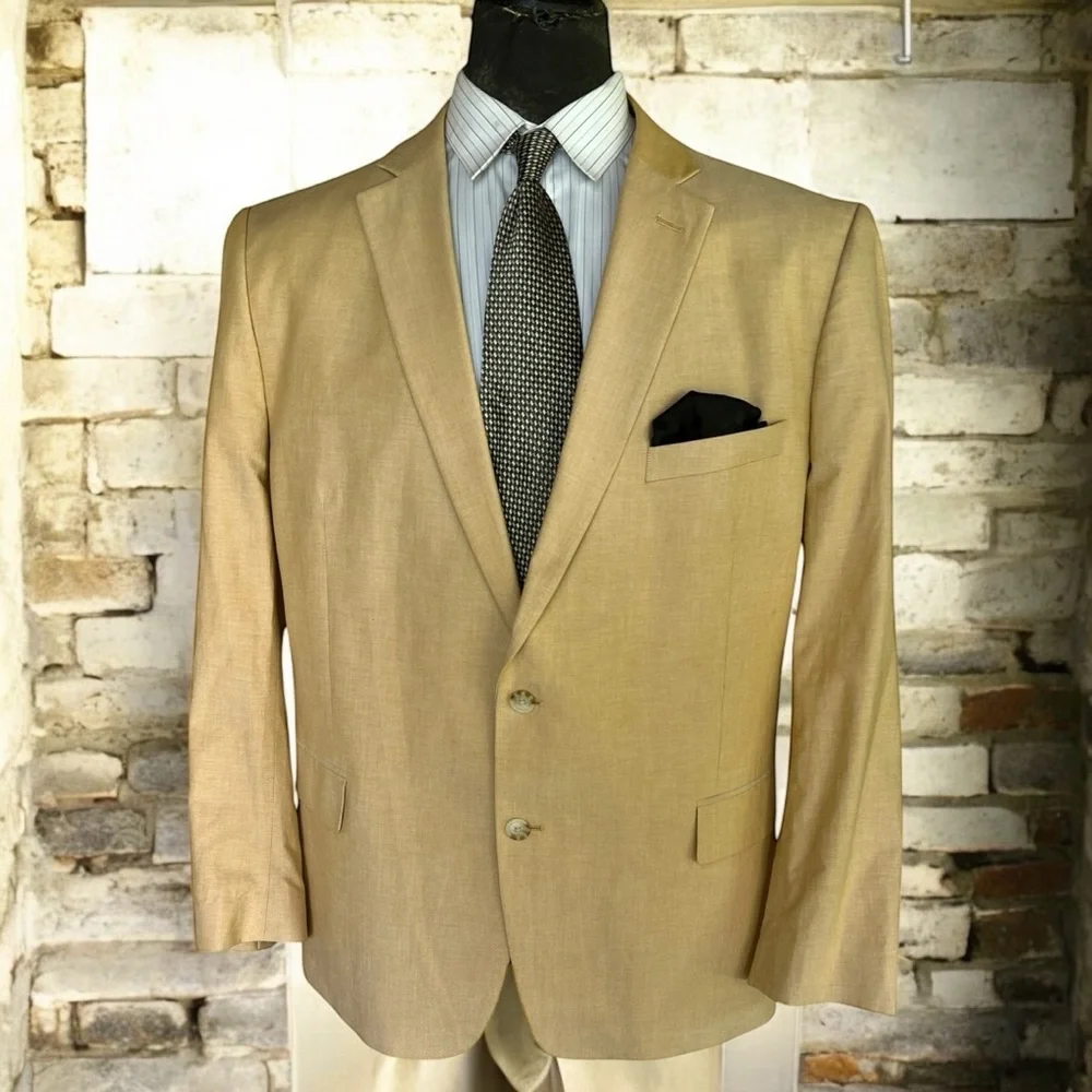 Stafford Tan Sport Coat Classic Fit Versatile Design☑️ - Picture 2 of 12